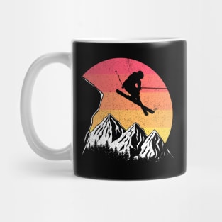 Vintage alpine skiing Mug